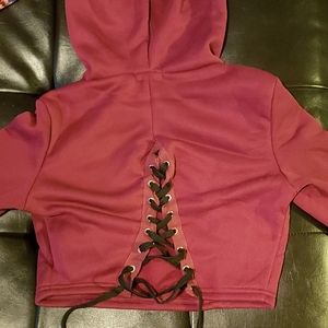 Crop hoodie